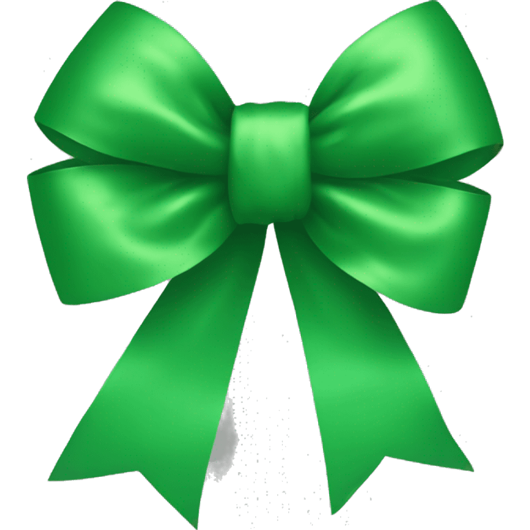 Big green bow  emoji