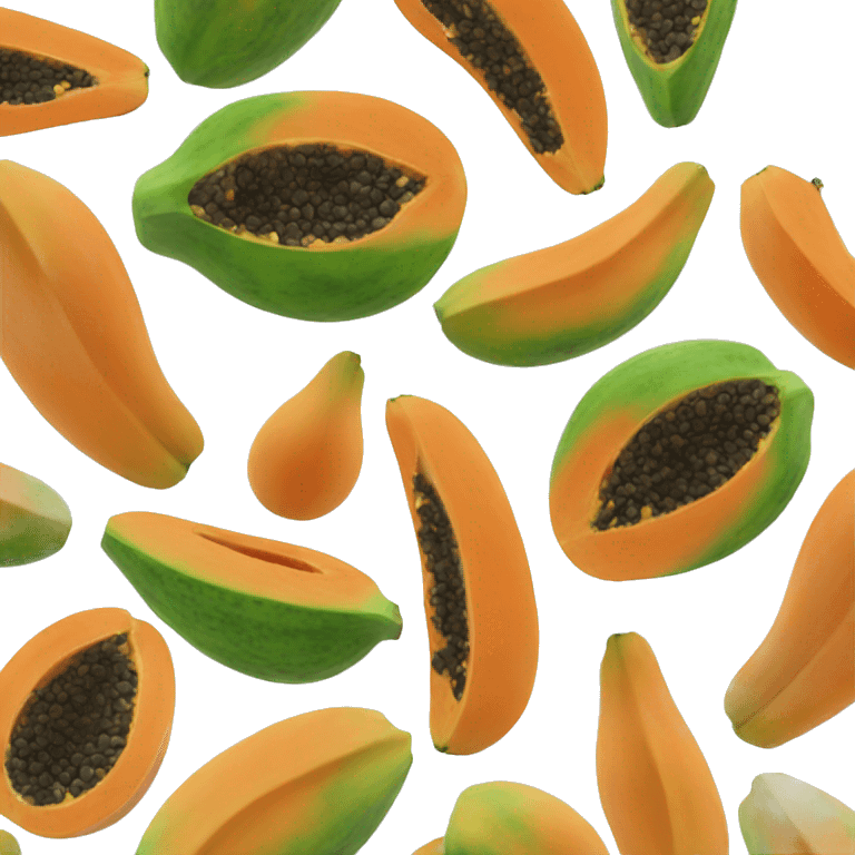 Papaya emoji