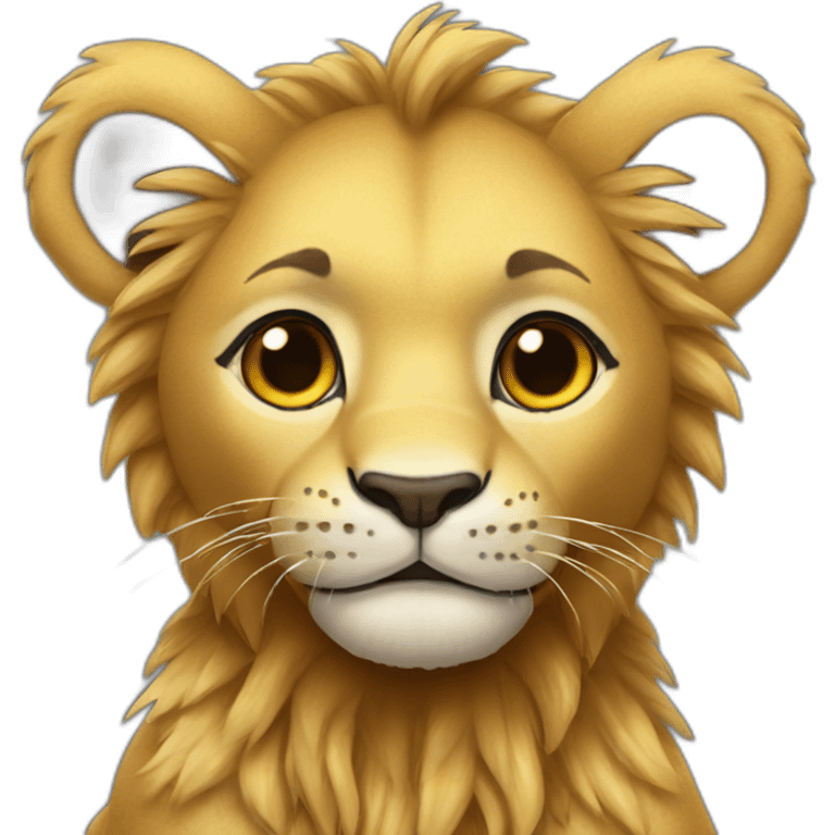 lion cub with jersey  emoji