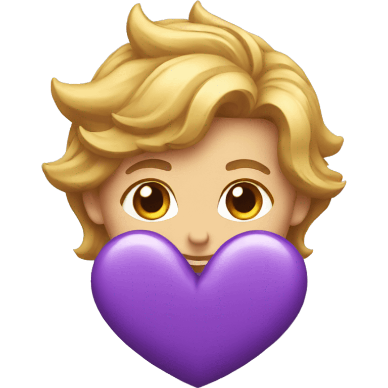 purple heart emoji