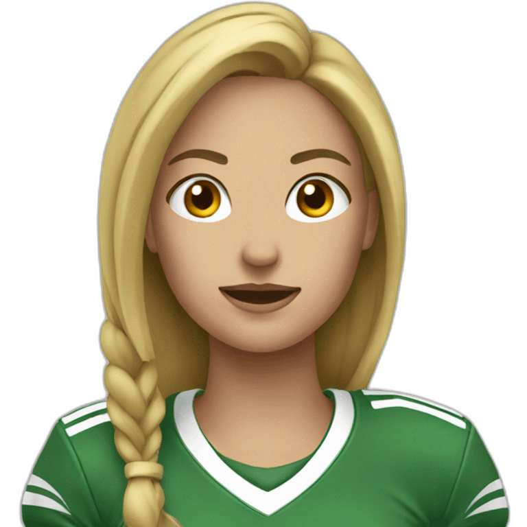 woman football emoji