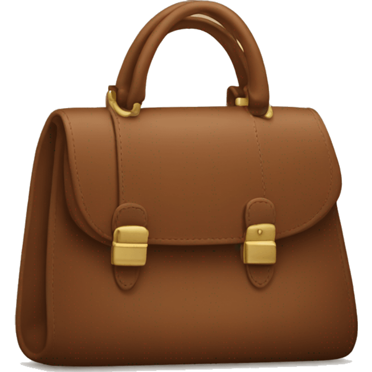 Brown handbag emoji