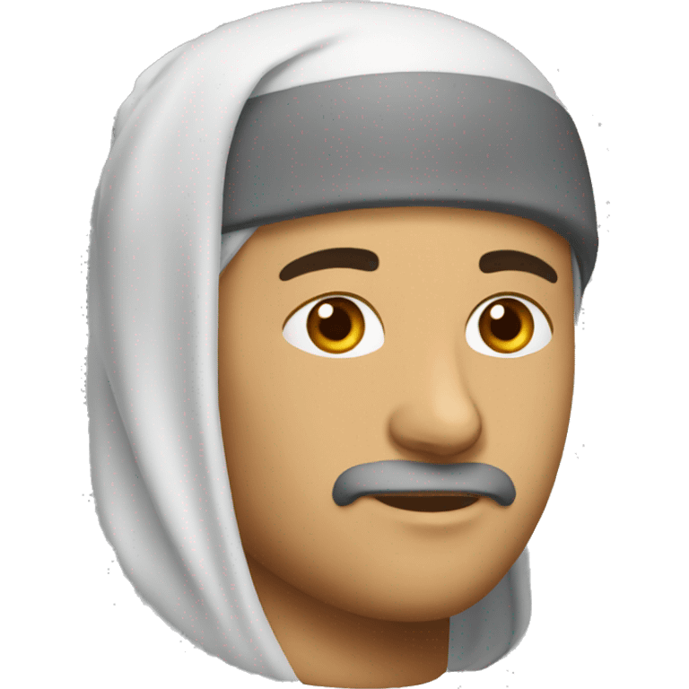 russian muslim in scullcap emoji