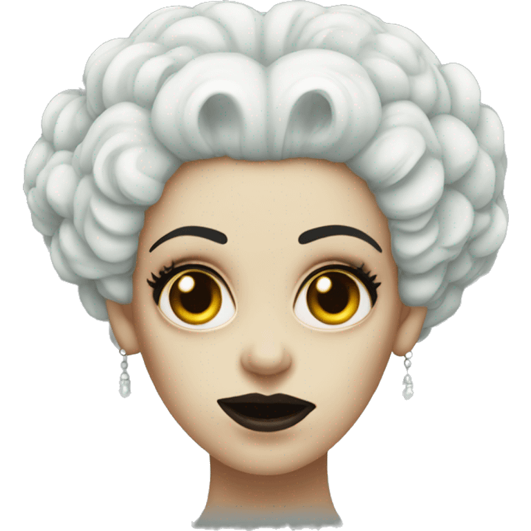 Bride of Frankenstein face  emoji