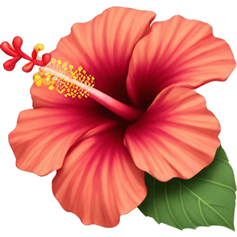 Hibiscus flower tropical emoji