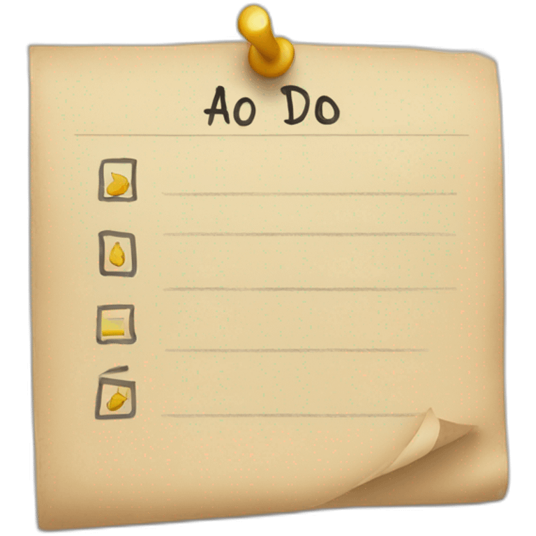 to do list emoji