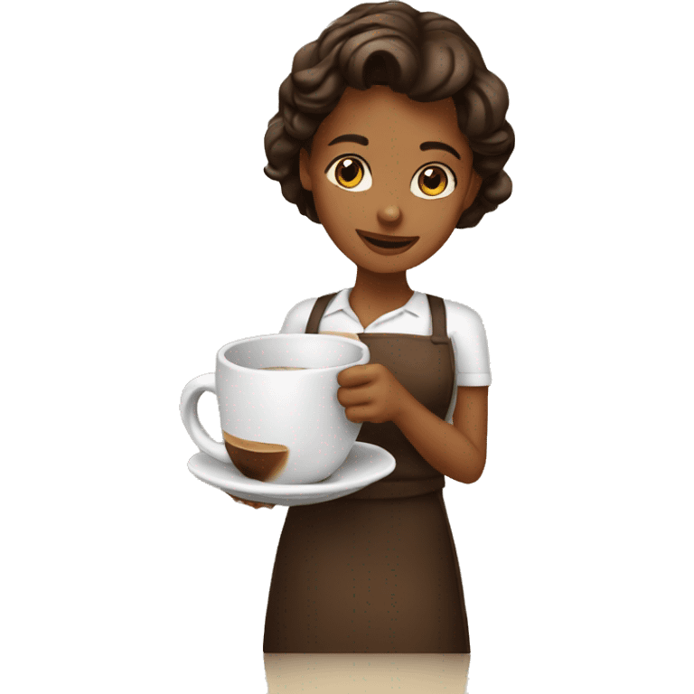 coffee girl emoji