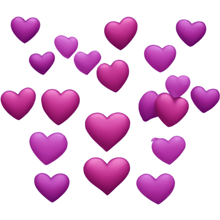 Corazón con curita con tonos violetas emoji