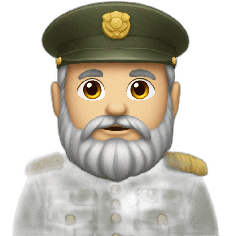 dwarf military officer emoji