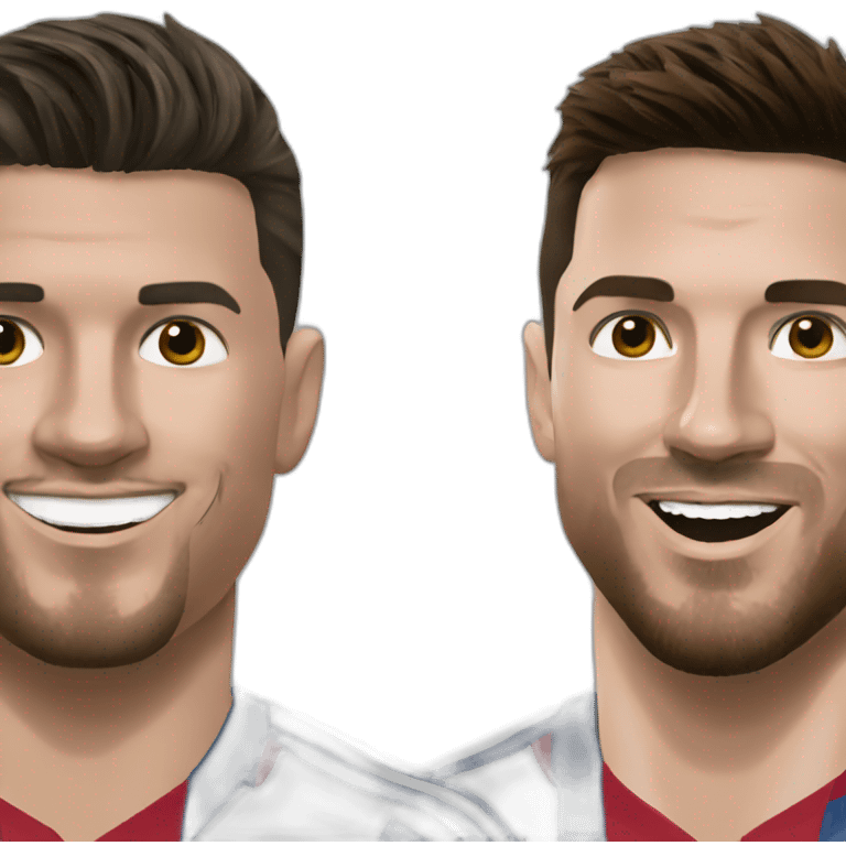 ronaldo messi emoji