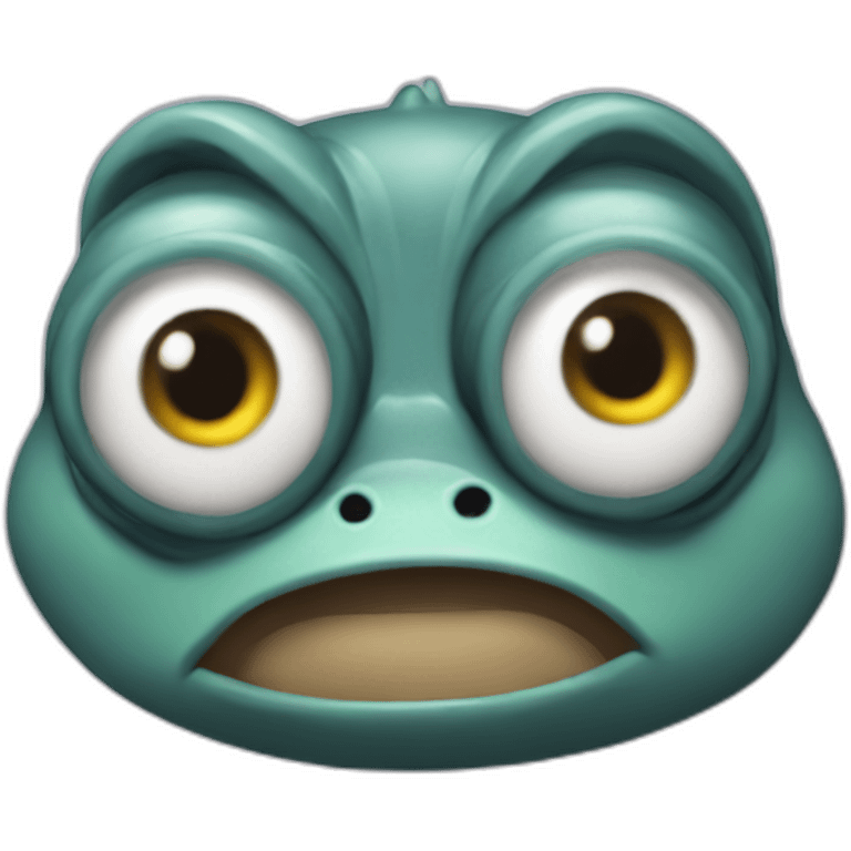 Crazy frog as Batman emoji