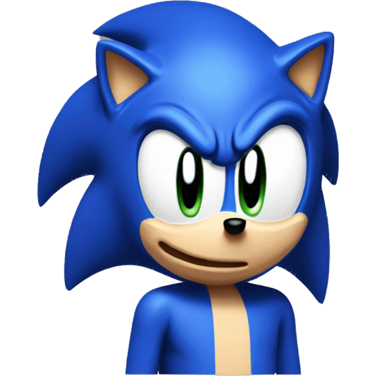 Sonic crying emoji