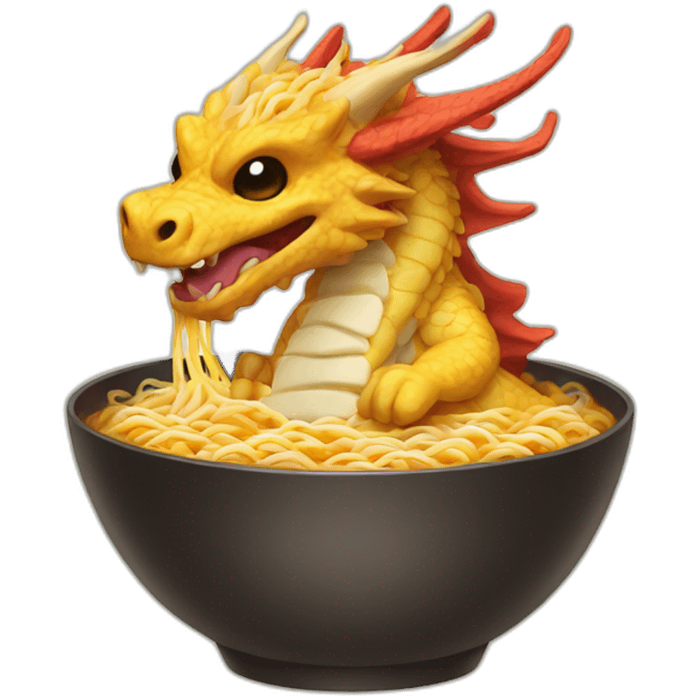 ramen dragon emoji