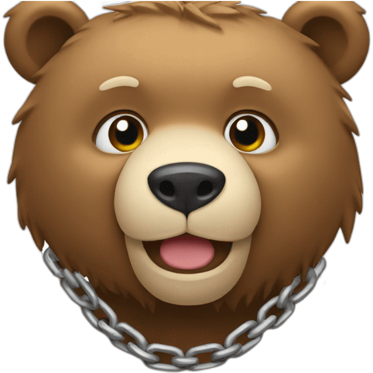 bear-chain emoji