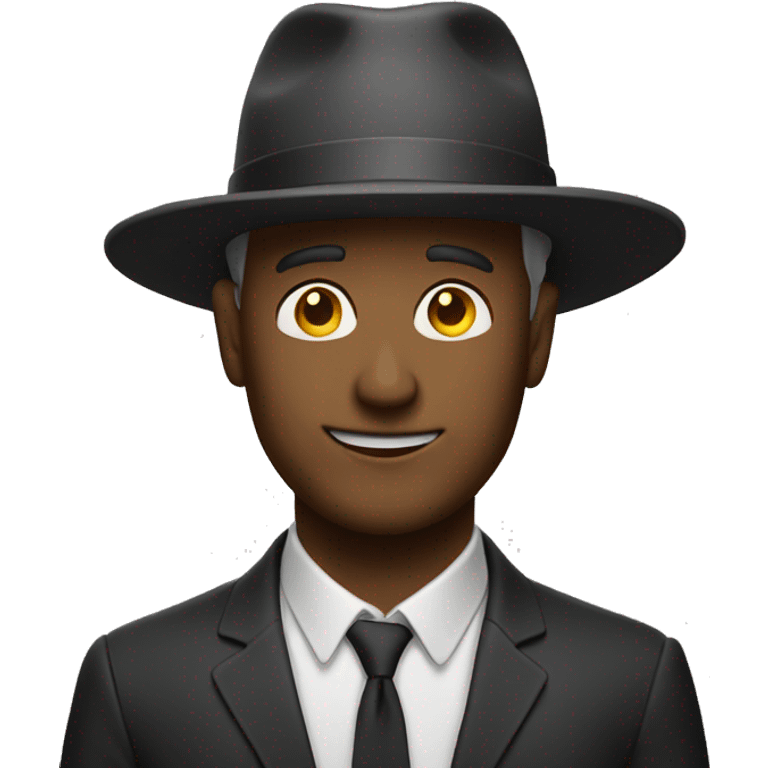 the hat man emoji