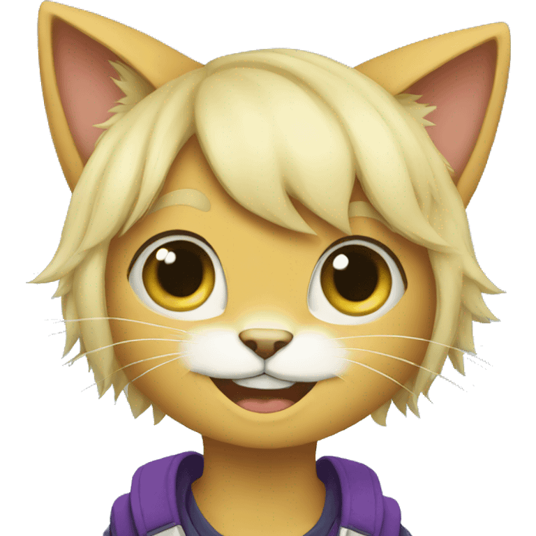 scene kid cat emoji