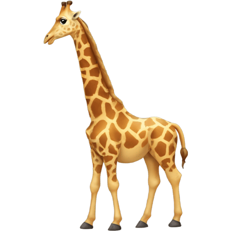 Giraffe mixed with a horse  emoji