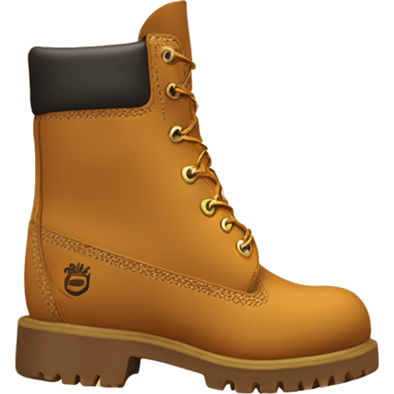 Timberland boot spinning emoji