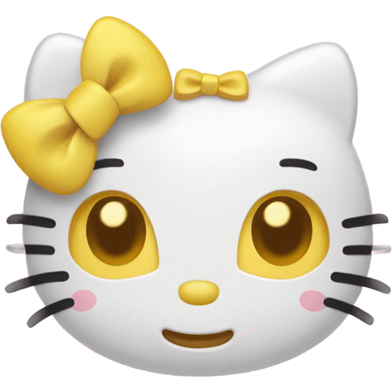 yellow hello kitty emoji