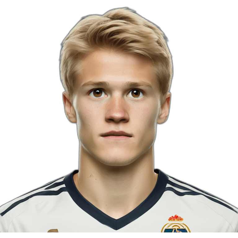 Cross-eyed odegaard emoji