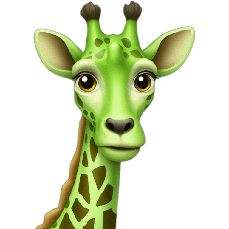 green giraff emoji