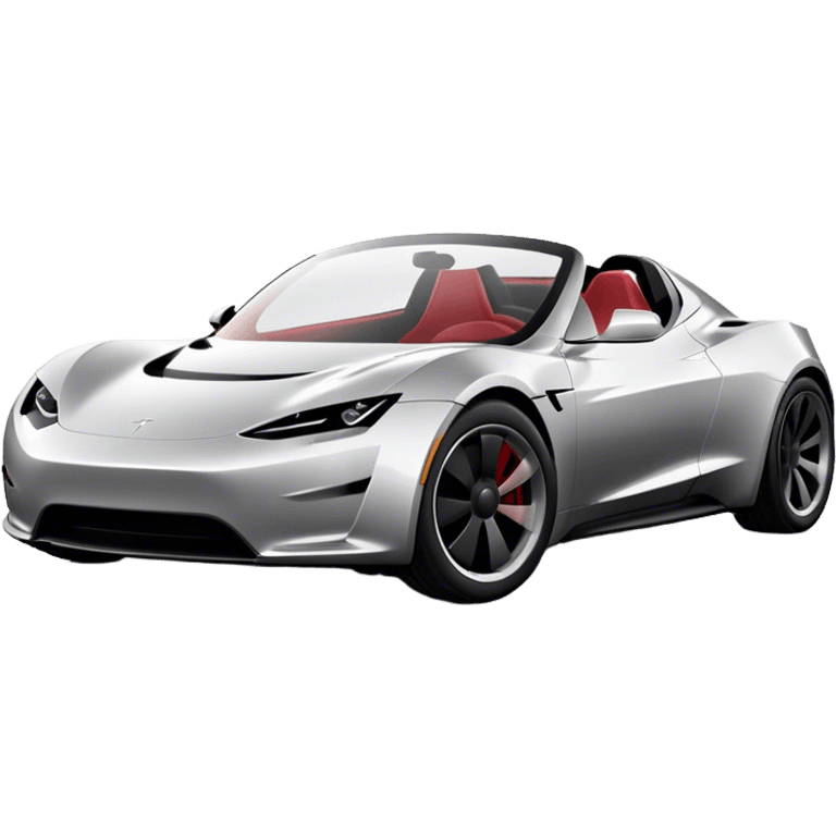 Tesla Roadster - Tesla (Model Year: 2020) (Iconic colour: Silver) emoji