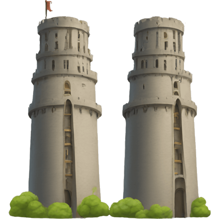 two towers emoji