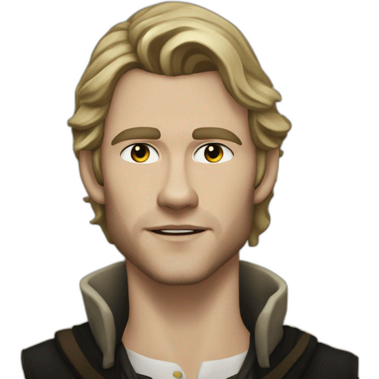 Klaus mikaelson realistic detailed emoji