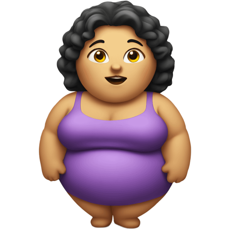 Fat lady emoji