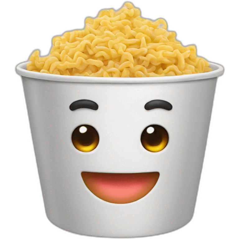 Robot cup noodles emoji