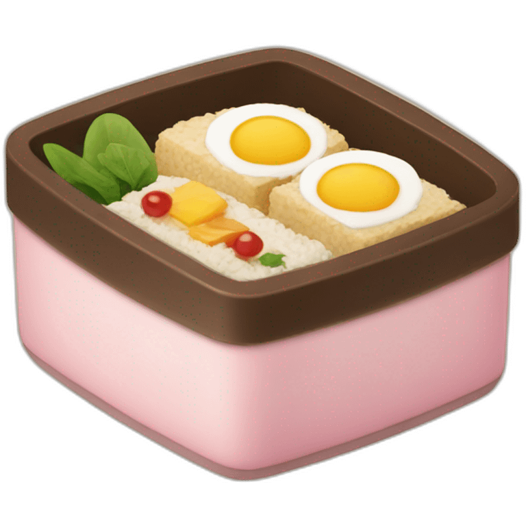 kawai bento box emoji