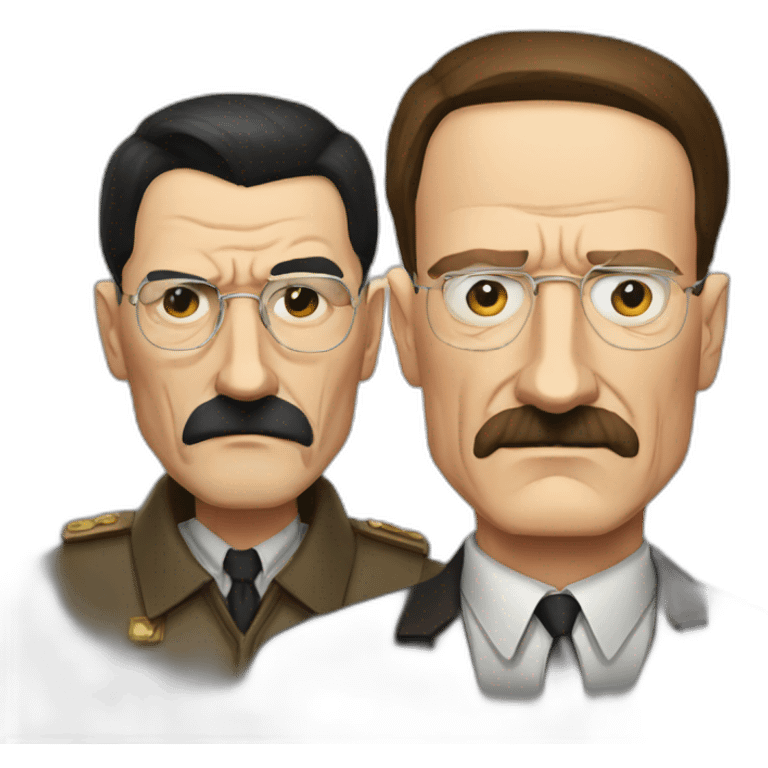 hitler and walter white emoji