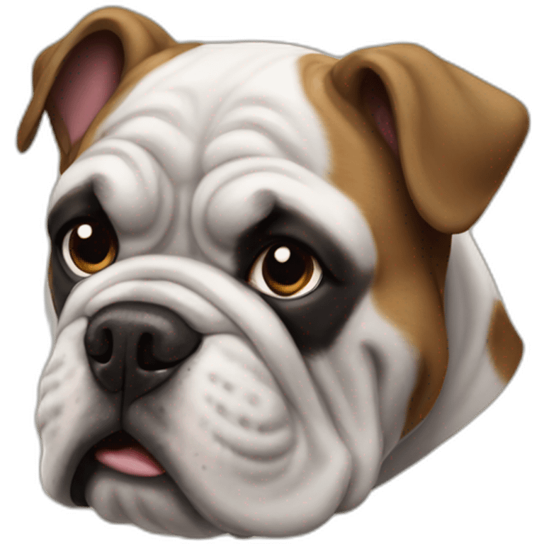 Bulldog francés negro   emoji