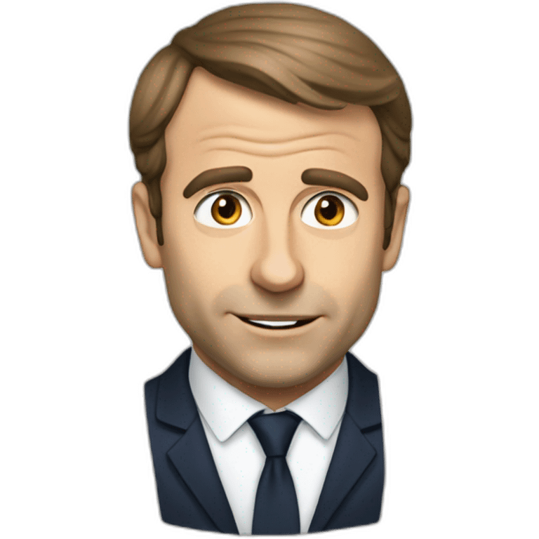 Macron fait caca emoji