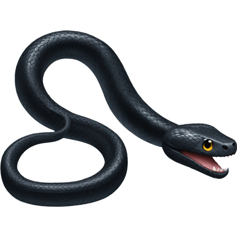 Black snake emoji