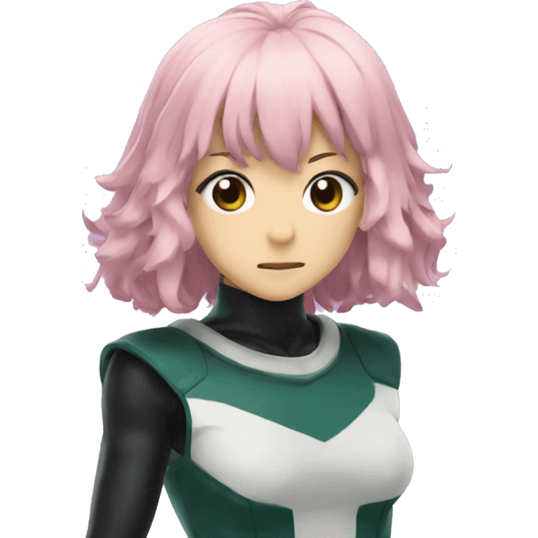 Mina Ashido from my hero academia emoji