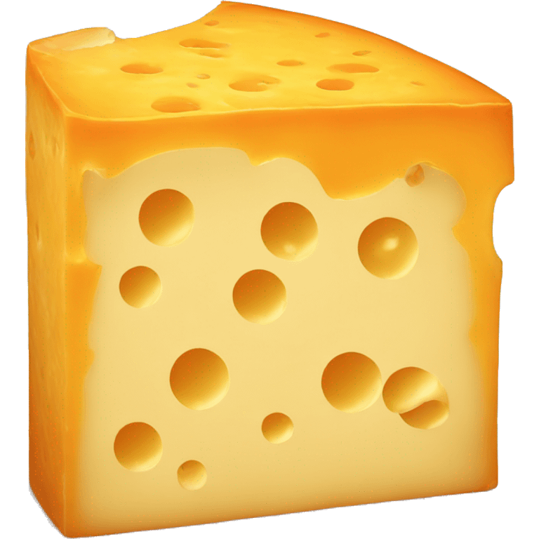 Cheddar slice emoji