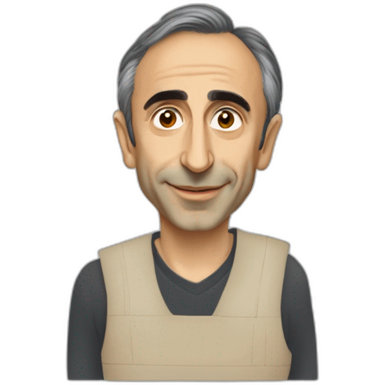 Éric zemmour bois une bière emoji