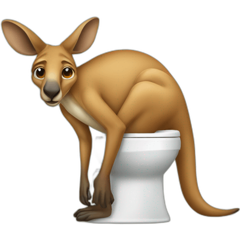 KANGAROO TOILED emoji