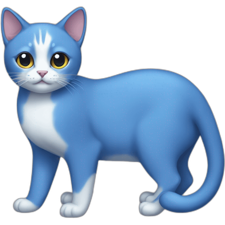 Blua cat emoji