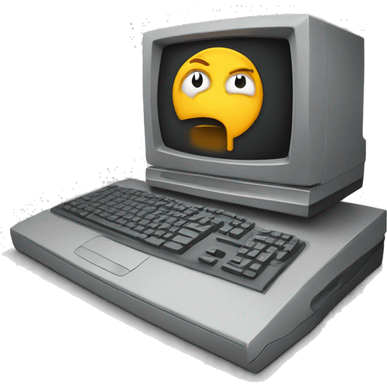 broken computer emoji