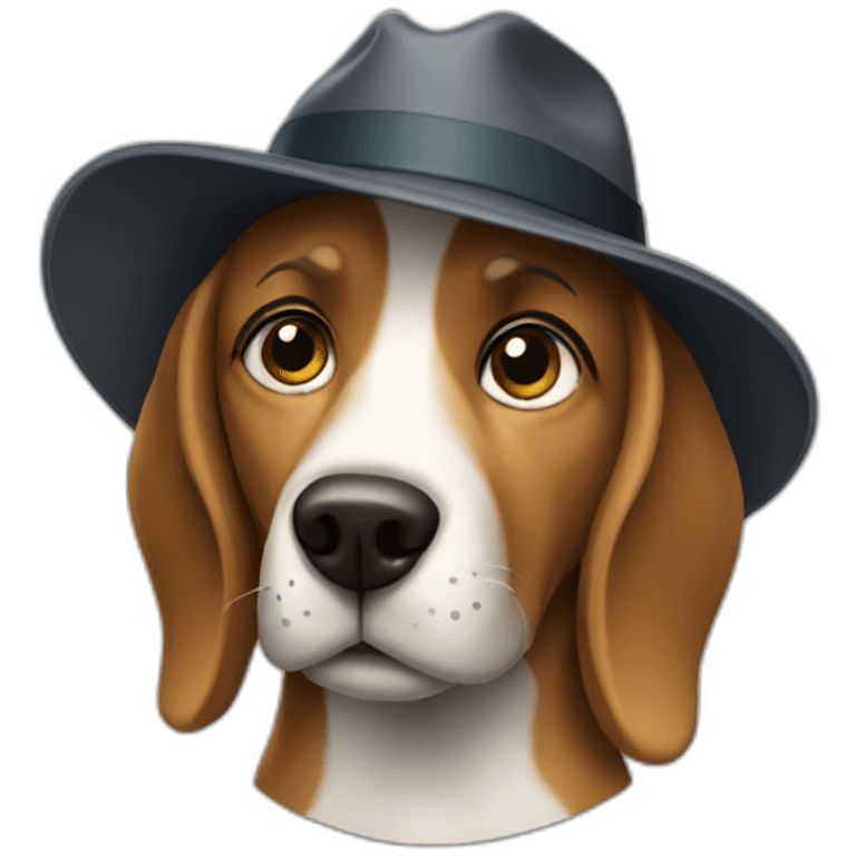 dog detective emoji