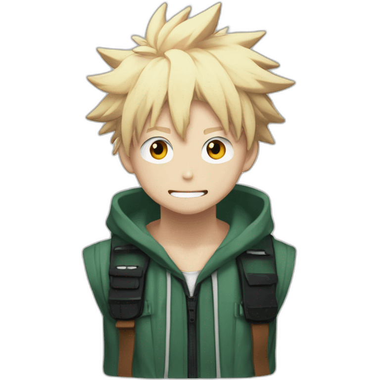 Bakugo my hero academia neutral emoji