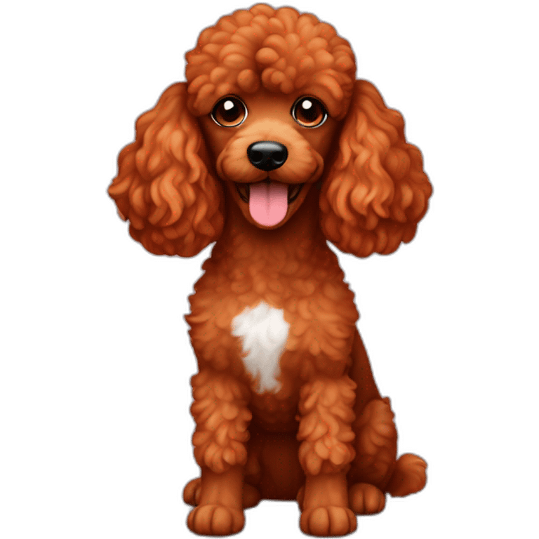 red poodle mix emoji