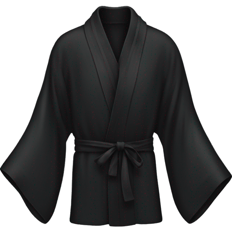  black silk robe emoji