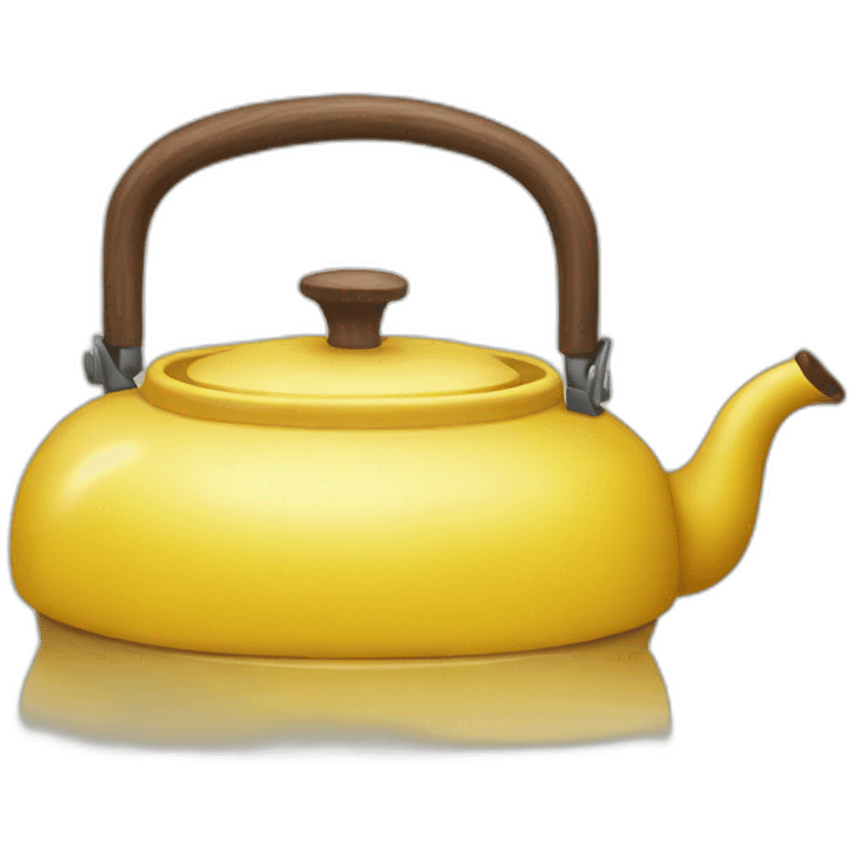 Yellow kettle emoji