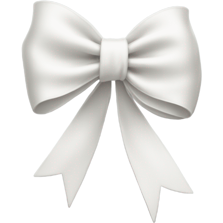 white bow emoji