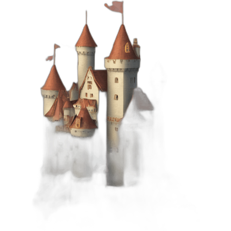 castle with tall towers emoji