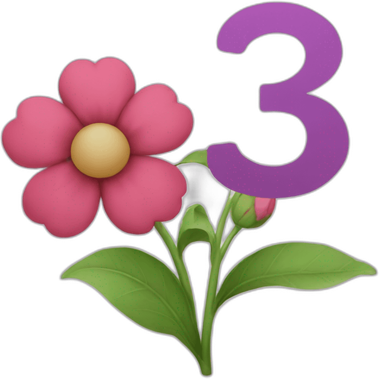 flower with number 31 emoji