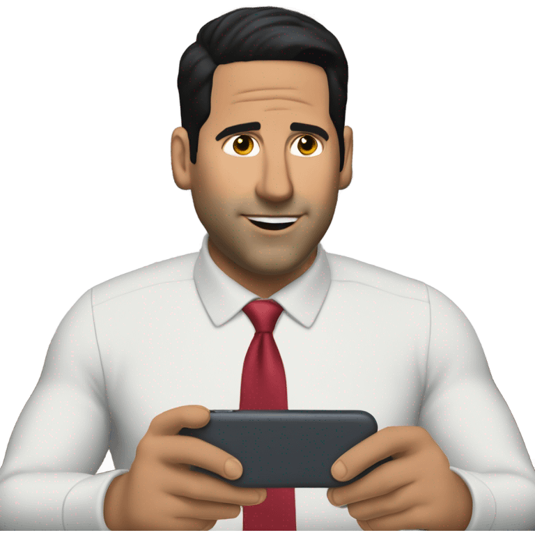 Adam Schefter on his phone  emoji